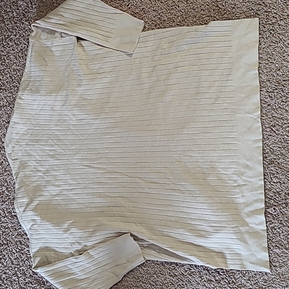 Lulus No Matter the Season Beige Ribbed Knit Cardigan Sweater Size LARGE - Picture 8 of 8